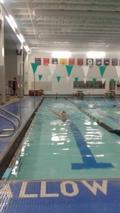 Swim practice March 2015